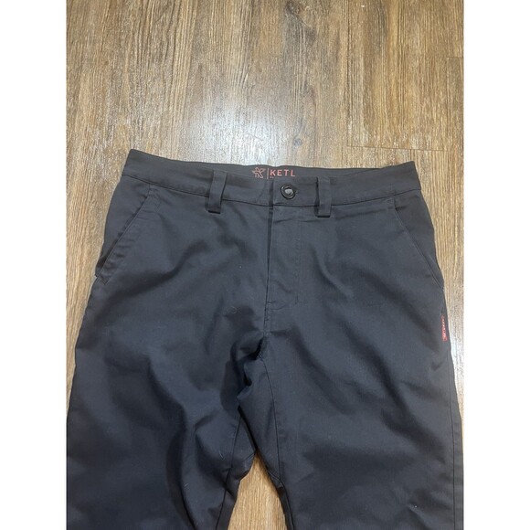 KETL Mountain Apparel Tomfoolery Chino Travel Pants – Men’s Medium – Black - Picture 2 of 9